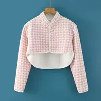 Хлопковый розовый цветной лонгслив