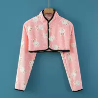 Фланелевый розовый кролик