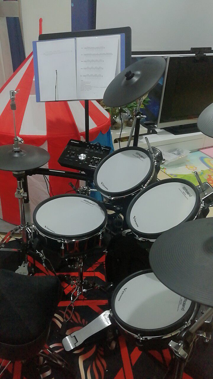 罗兰td25kv/25kvx专业舞台演出电子鼓td50k/50kv成人架子鼓爵士鼓