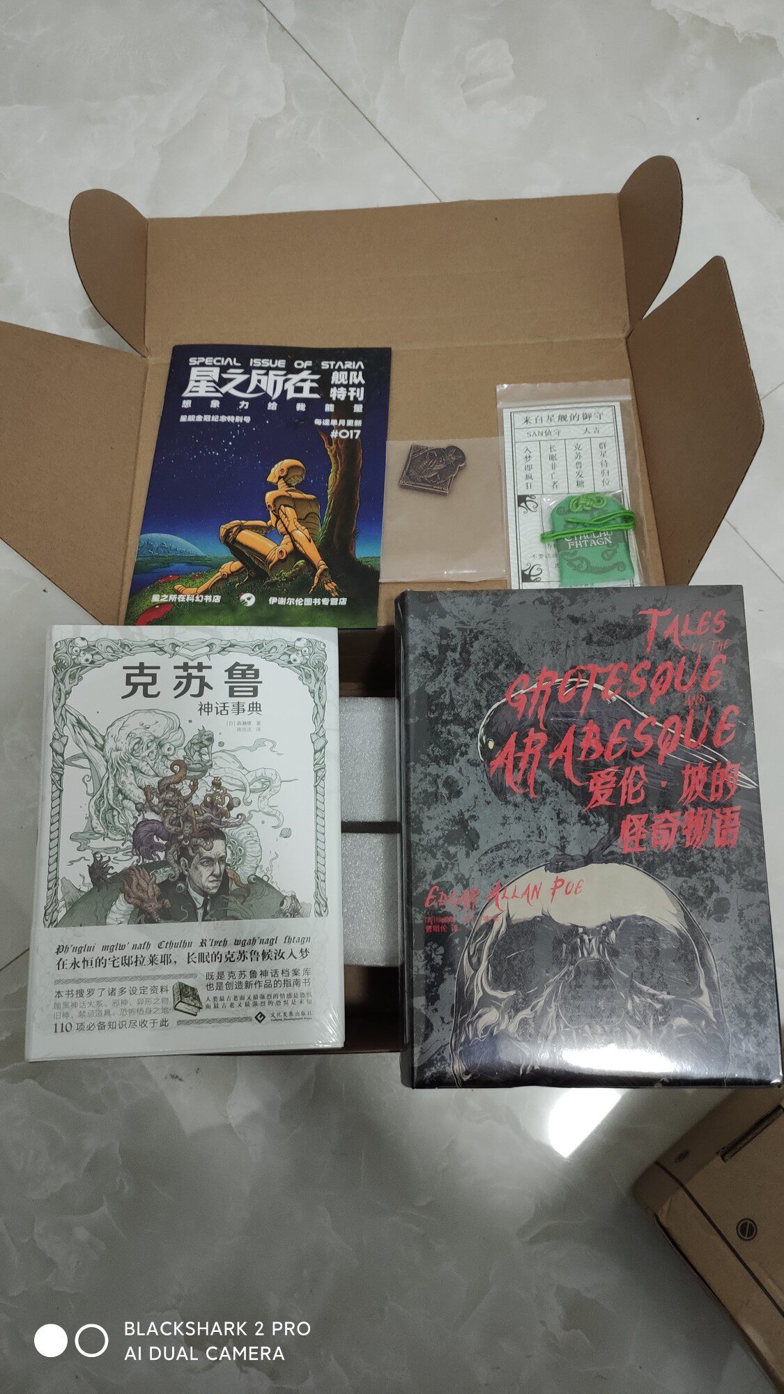 星之所在天猫爱伦坡的怪奇物语赠乌鸦 黑猫铸币死灵之书编辑团队力作豪华精装版恐怖推理克苏鲁侦探小说鼻祖埃德加爱伦坡