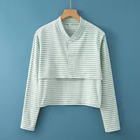 Бархатный синий лонгслив