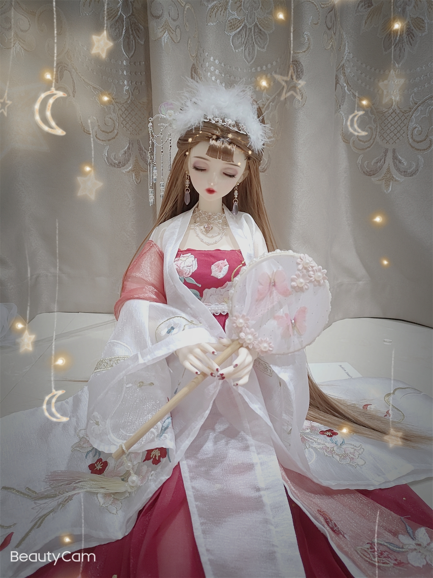 末琴手作3分4分bjd汉服sd古装娃娃衣服古风齐腰唐风雪纺非整娃女- Taobao