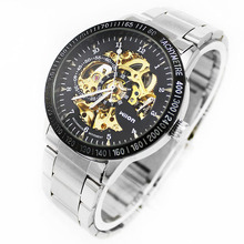 Мужские часы Wilon полностью автоматические часы полые часы с золотым сердечником мужские часы часы моды