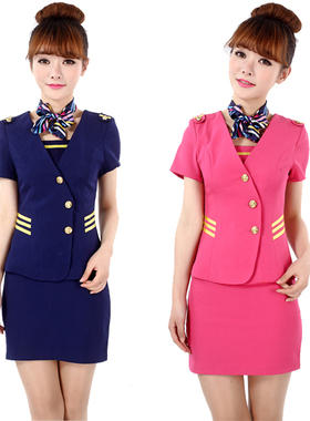 足疗足浴店技师工作服夏装女 沐足洗浴技师工装 按摩制服工衣套装