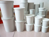 0,5 л/350/кусок/чашка для краски/белая пластиковая чашка для уплотнения/чашка спирали/чашка для краски/*цена тренировки
