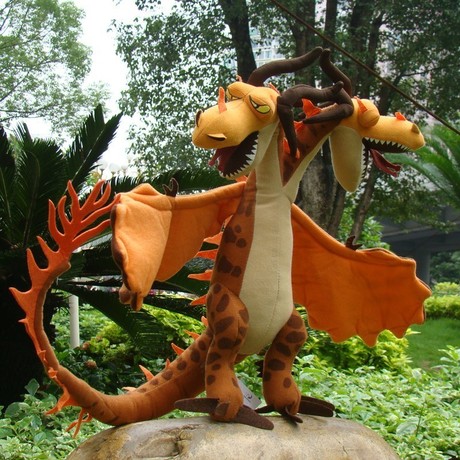 驯龙高手记丑陋双头龙hideouszippleback毛绒公仔玩偶玩具礼物 - 爱逛