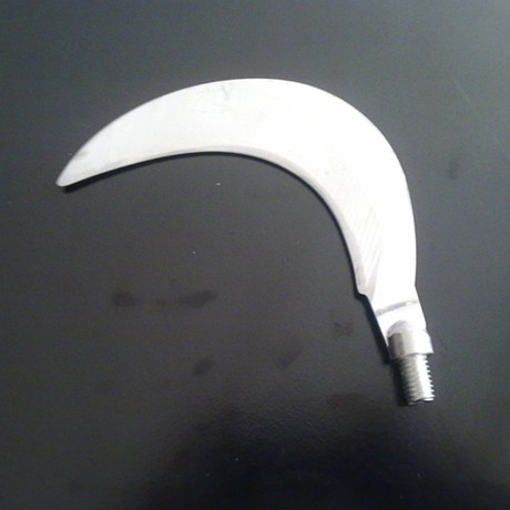 九五钓具 水草刀月牙刀不锈钢镰刀头可配抄网杆垂钓用品