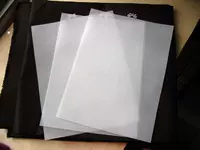 Hu Lili Cross Emprocery ● 14ct Korean Jean Одиночный прозрачный пластиковый гидрамид 1 кусок 15 Юань о размере бумаги A4