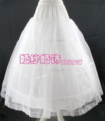 taobao agent Wedding skirt dress skirt with hard yarn three -round two -round good skirts increase skirt HS302H