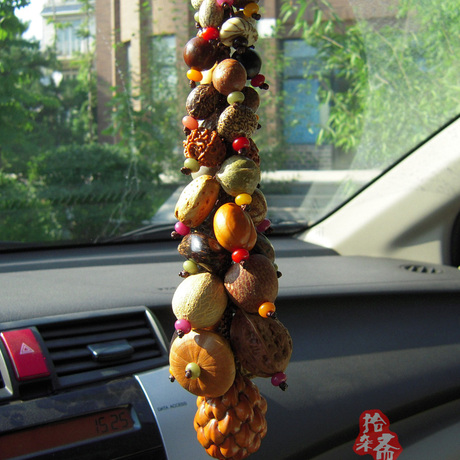 尼泊尔超大家居镇宅驱邪保平安招财铁树籽象牙果菩提子汽车挂件