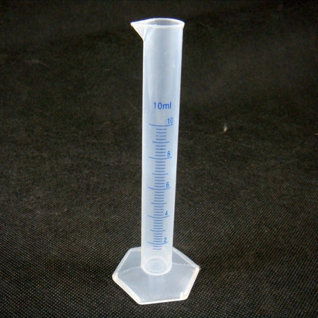 塑料量筒 10ml   塑料 直型量杯 化学实验仪器耗材 教学仪器