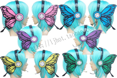 taobao agent Headphones with butterfly, props, cosplay