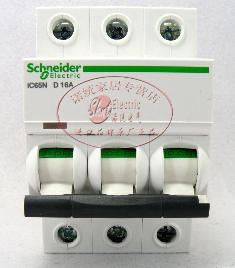

Автоматический выключатель Schneider electric IC65N 3P D16A