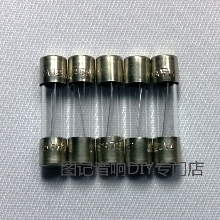 

компонент 5*20mm 7A 125V 10 10