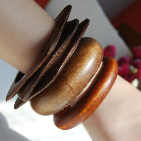 【木镯子】_木质手镯图片_时尚手镯价格_搭配分享 - 爱逛街