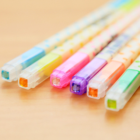 【彩色双头荧光笔】_双头可擦荧光笔图片_双头彩色荧光笔价格_搭配