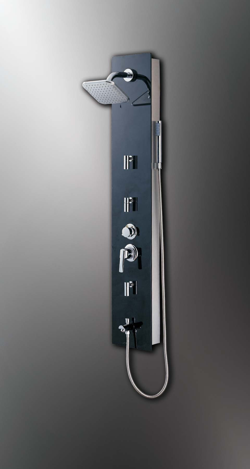 hcg和成卫浴 全铜冷热龙头浴室双花洒套装淋浴柱 淋浴屏- st8764