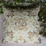 Внешняя торговля ткань вышивка наволочка наволочка наволочка наволочка без внутреннего сердечника/кофейная роза
