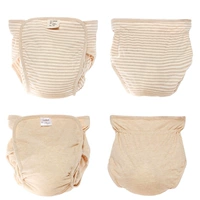 Детская пеленка, хлопковые натуральные водонепроницаемые дышащие штаны для новорожденных