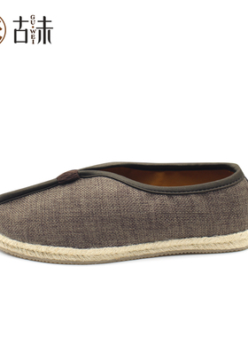 古未 春秋款牛津布不褪色 纯手工耐磨透气舒适 僧鞋