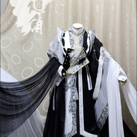 【金光布袋戏】魔戮血战版 黑白郎君 cos服