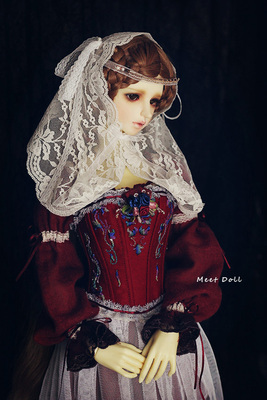 taobao agent Meetdoll BJD SD [Forty Sale] retro positioning embroidery beam jacket