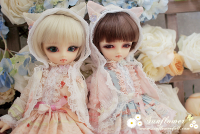 taobao agent Standard spot non -online vendor 1/6 BB YOSD SHDP limited dress ◆ Lace embroidered cat set ◆