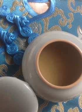 罗衾夜夜香茉莉面脂瓷罐装 补水保湿增加弹性古代乳霜面霜