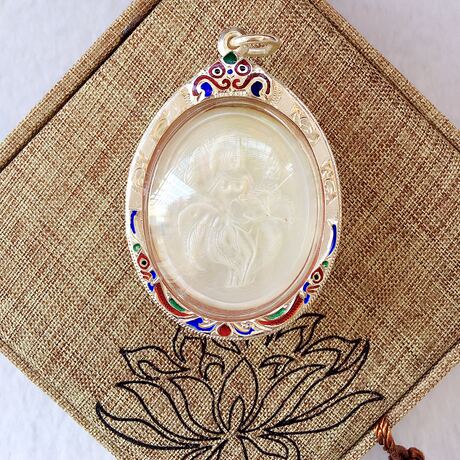 古巴丙贝壳九尾狐 狐仙 斑斓贝 人缘魅力招财异性缘助姻缘