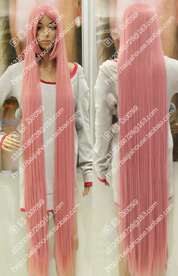 taobao agent Fuchsia wig, 1.5m, 150cm, cosplay