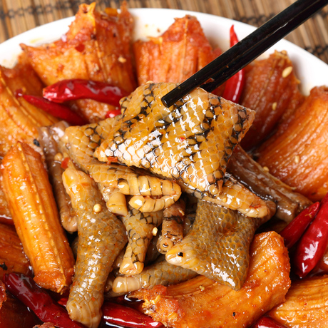 顶津香辣蛇肉 采用鲜活水律蛇现杀现煮真空包装 肉质鲜美肥嫩爽口