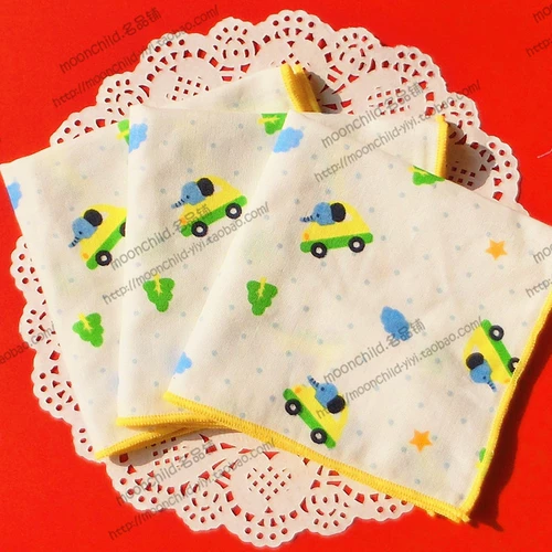 Японский хлопковый детский экологичный носовой платок для детского сада, шарф, слюнявчик