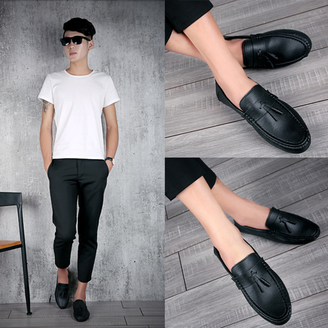 【男低帮懒人鞋】_男士春季豆豆鞋图片_日常驾车鞋价格_搭配分享 - 爱