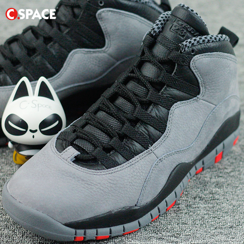 

баскетбольные кроссовки Nike air jordan C-Space Jordan 10 Cool Grey AJ10 310805-023