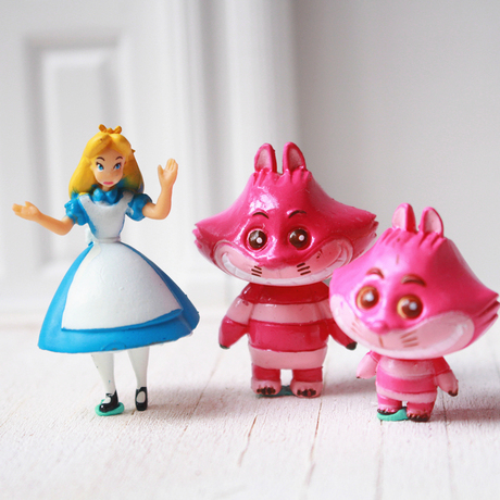 正版迪士尼 爱丽丝梦游仙境 妙妙猫 cheshire cat 摆件公仔 散货
