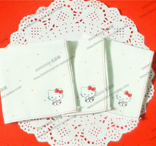 Японский экологичный хлопковый носовой платок для детского сада, слюнявчик