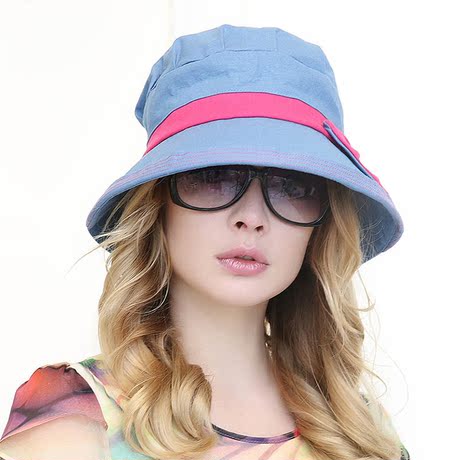 可折叠大檐太阳帽