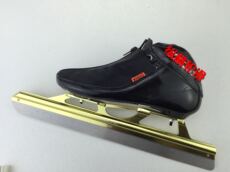 Коньки 《纵横轮滑》劲道一体定位冰刀 冰鞋 俱乐部定制版速滑冰刀