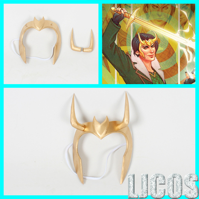 taobao agent Golden hair accessory, helmet, props, cosplay