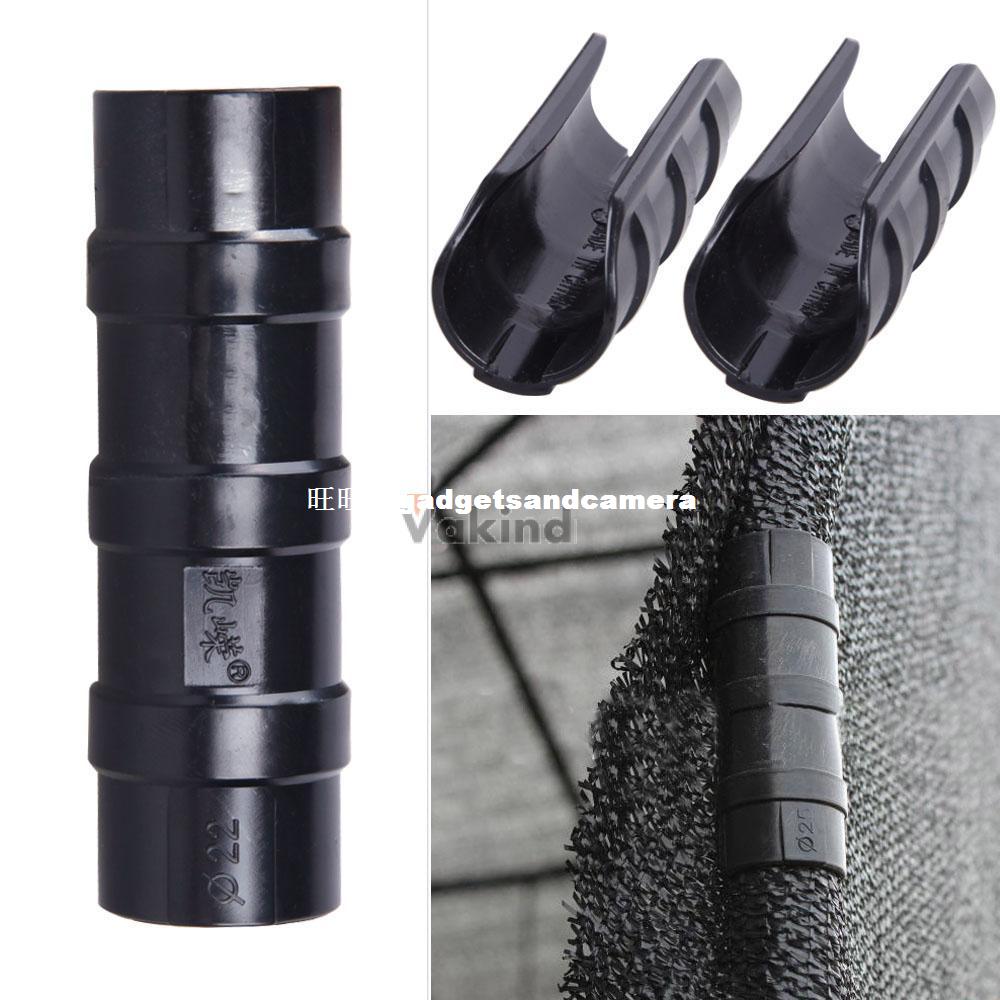 

V1NF 10 Pcs Greenhouse Frame Pipe Tube And Film Clip Clamp