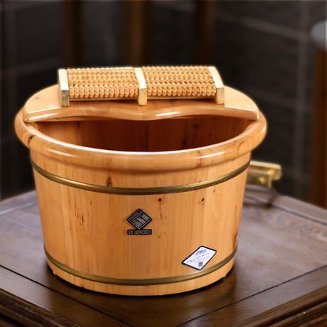 【香柏木足浴桶】_泡脚木桶图片_木质洗脚盆价格_搭配分享 - 爱逛街