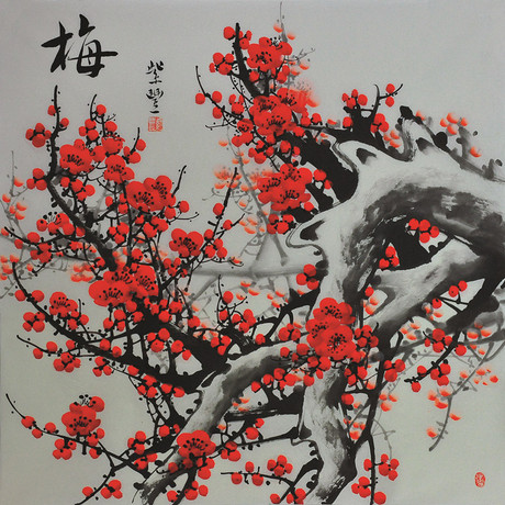 【名家国画】_梅花国画图片_客厅书画价格_搭配分享 - 爱逛街