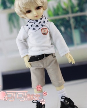 taobao agent Doll, set, trousers, jeans, shirt, T-shirt, vest, children's clothing