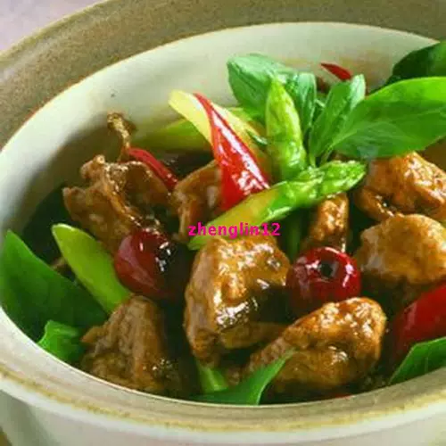 Hongye Foods положите скот и есть травянистую вегетарианское вегетарианское три чашки куриного ресторана.