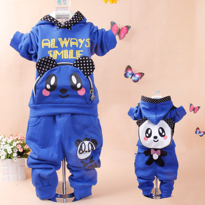 

детский костюм Panda plus velvet suit ty1267 2015