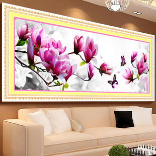 Full diamond printing butterfly show Magnolia new bedroom cross -stitch living room large SZX flower simple system