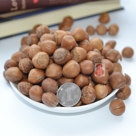 长白山特产野生胡榛子小榛子熟铁锅糖炒原味饱满250克散装包邮