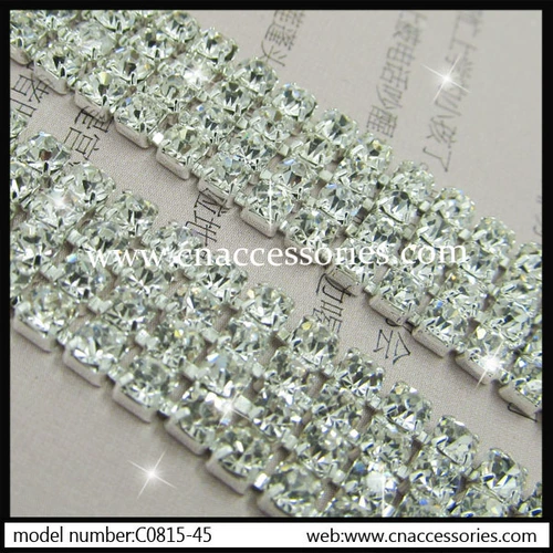 4 ряда из 3 мм высотой -подать алмаз плюс страза с когтями с бриллиантовой буриль