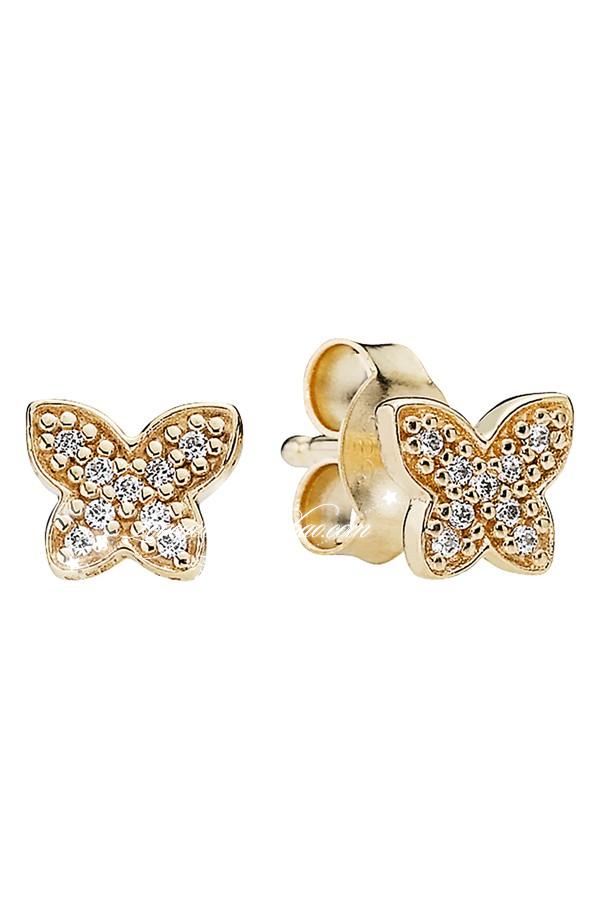 

Гвоздики Pandora Mini Butterfly Stud Earrings