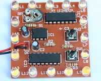聚零 16 Низкие многополосные текущие водные светильники DIY Electronic Production Training Teach